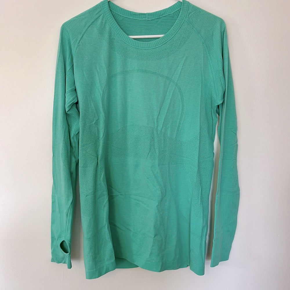 Lululemon long sleeve swiftly tech size 12, original fabric!